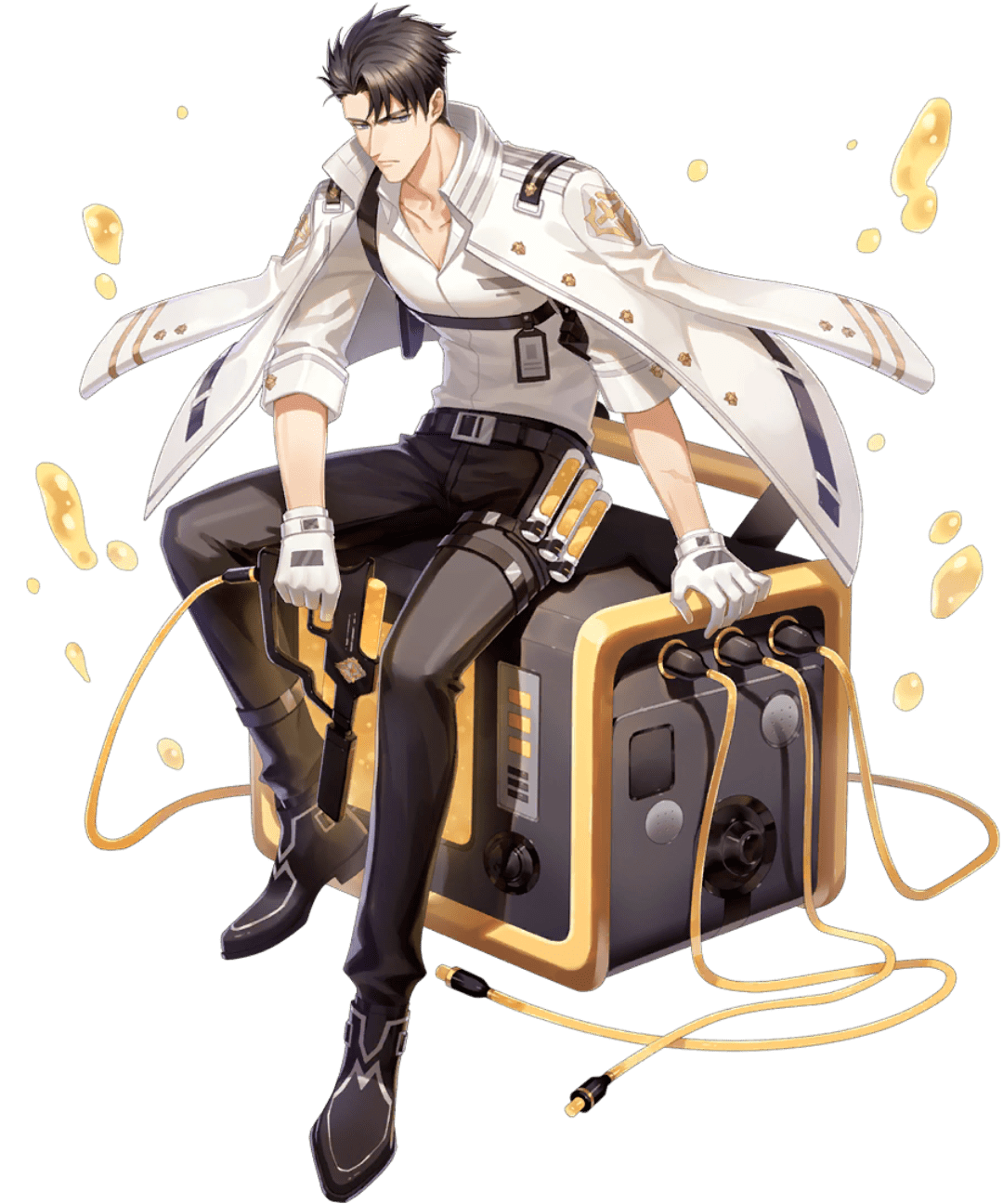 立绘素材高品质最终王冠x新世界游戏原画全身立绘美汁汁