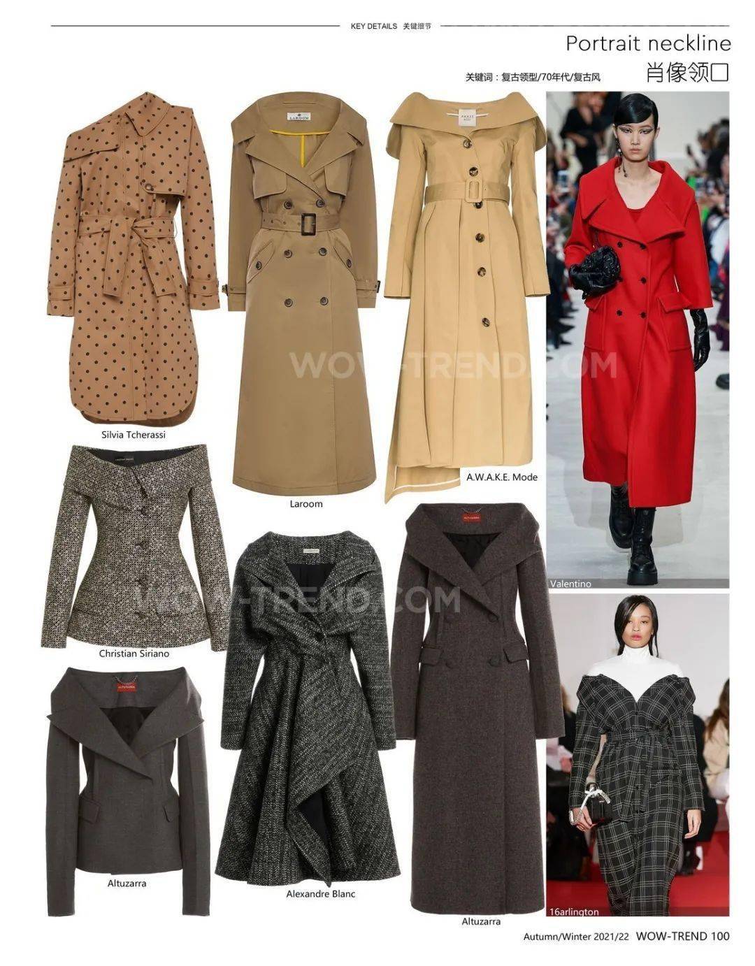 关键|22秋冬大衣设计关键趋势 !(细节/图案/面料/廓形趋势合集)