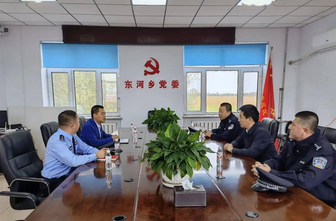 督导检查县政府副县长公安局党委书记局长李国辉到桦川县东河乡检查