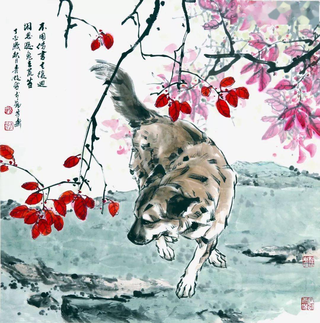 国画教程狗的画法与步骤