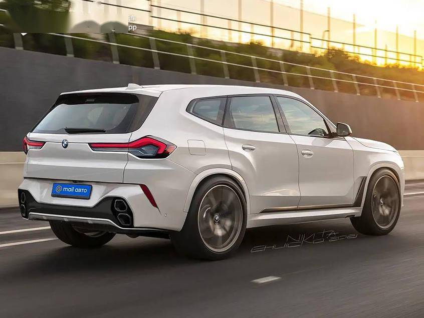 全新宝马x8长这样鼻孔比平板电脑还大