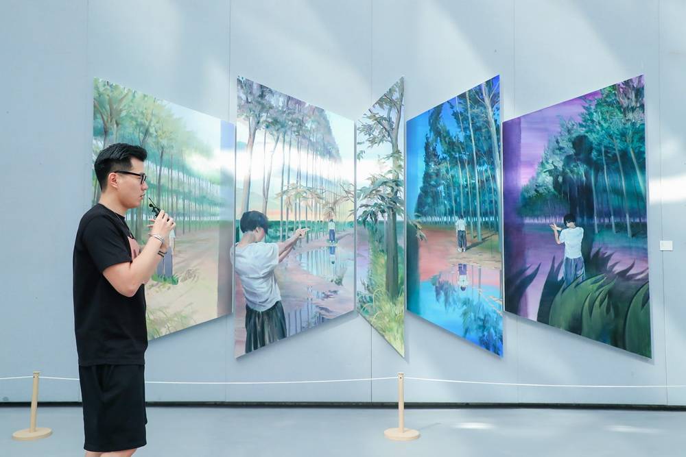 导赏|让艺术不再晦涩难懂，上海宝山民博馆开展艺术家现场导赏活动