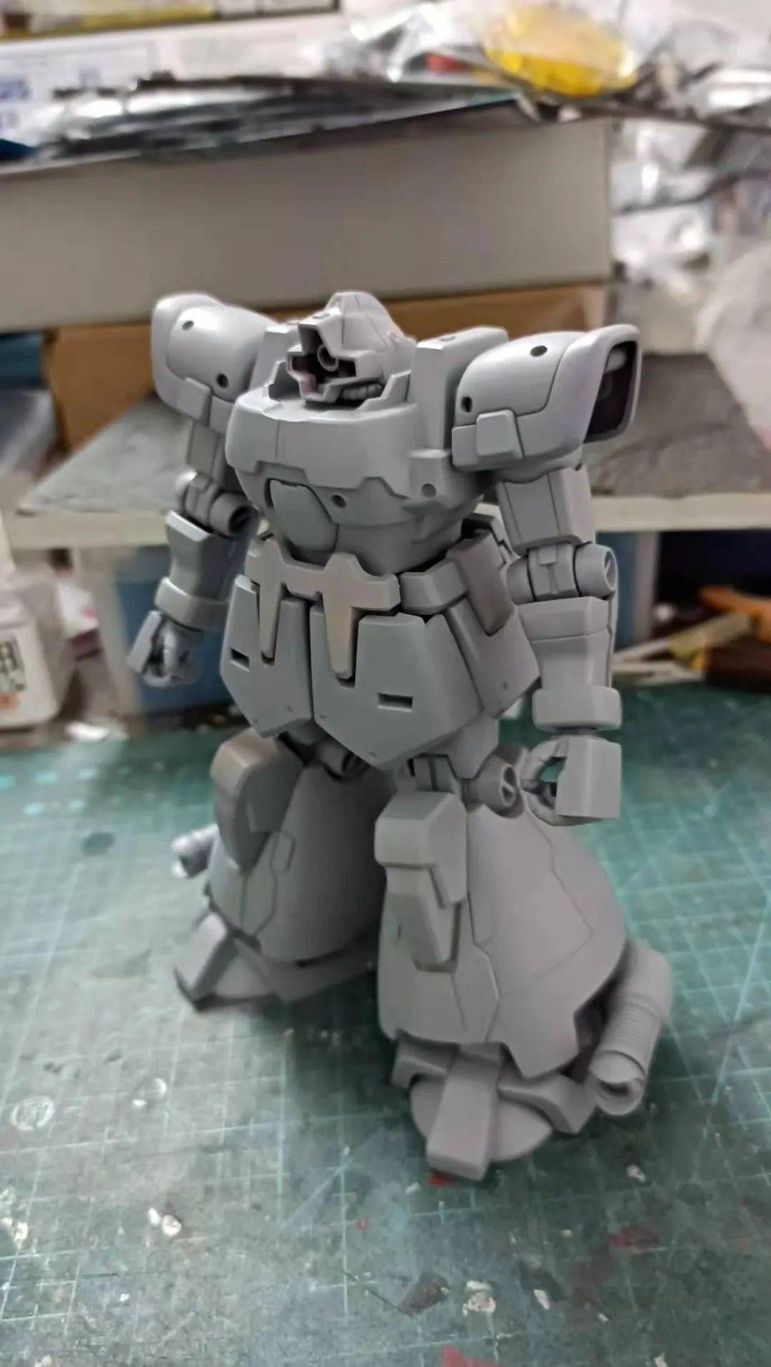 改造加灯小场景,hguc热带型大魔沙漠样式