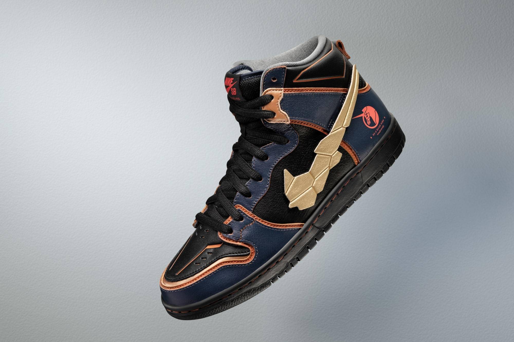 耐克联动高达全新sb滑板鞋独角兽报丧女妖超酷炫