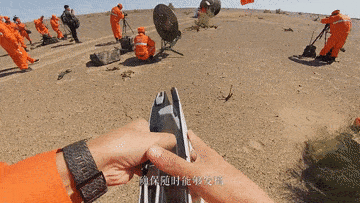 着陆场|我在现场·照片背后的故事丨空中直击航天员返回