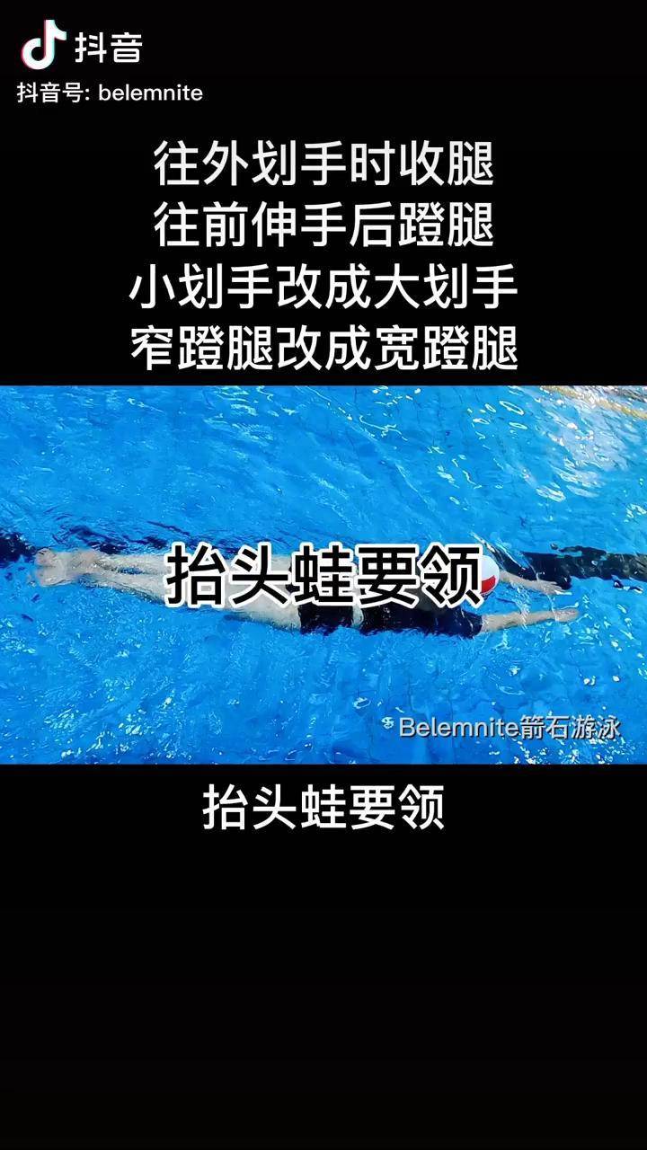 抬头蛙泳图片