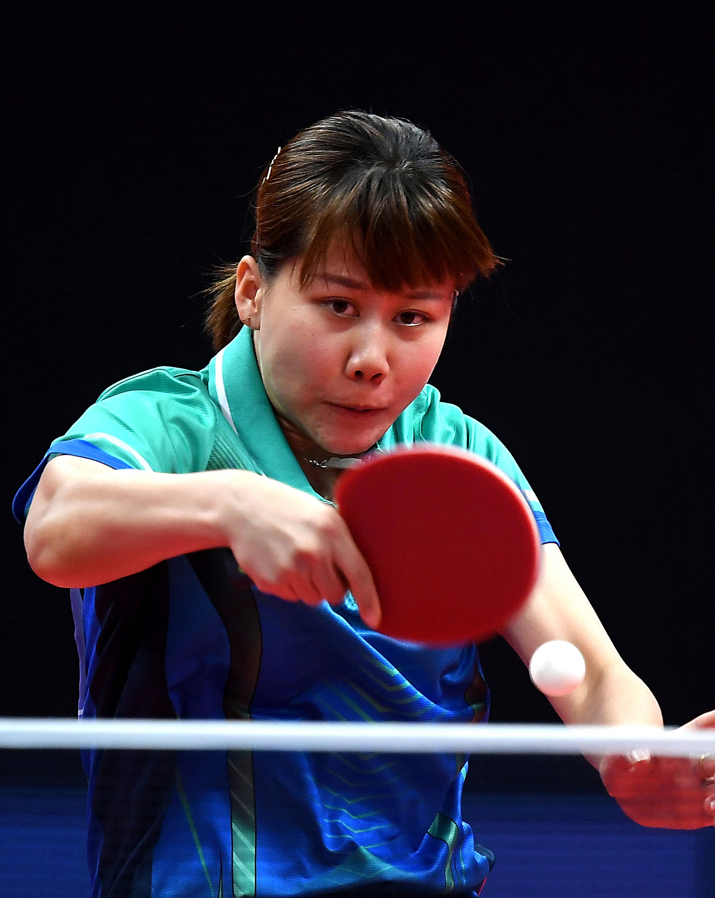 乒乓球女子单打14决赛赛况