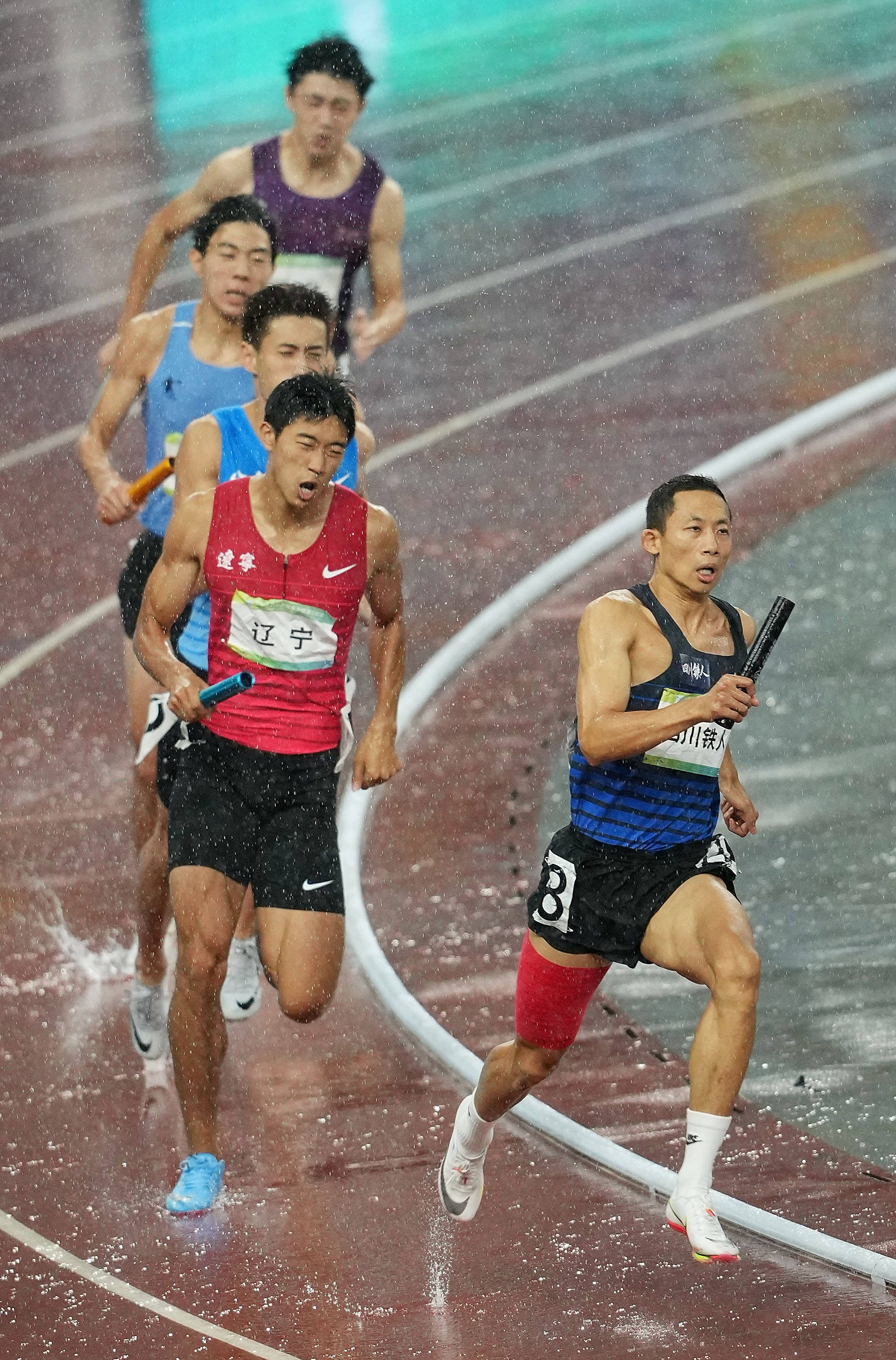 田徑——男子4x400米接力決賽賽況