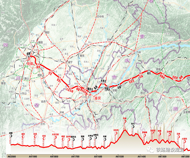站點圖公佈成渝中線高鐵建設全面啟動資陽縣縣通高鐵又近一步