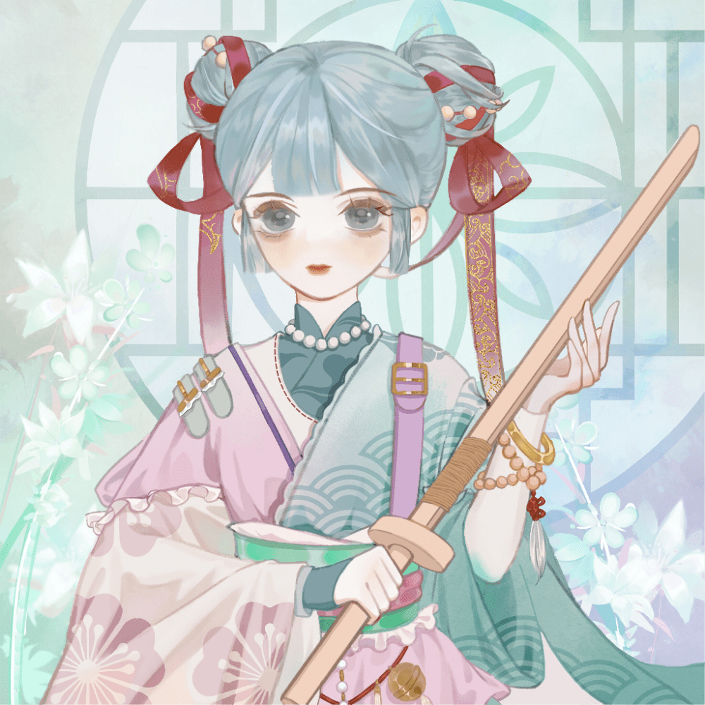 精选微信头像二次元甜甜的你甜甜的笑