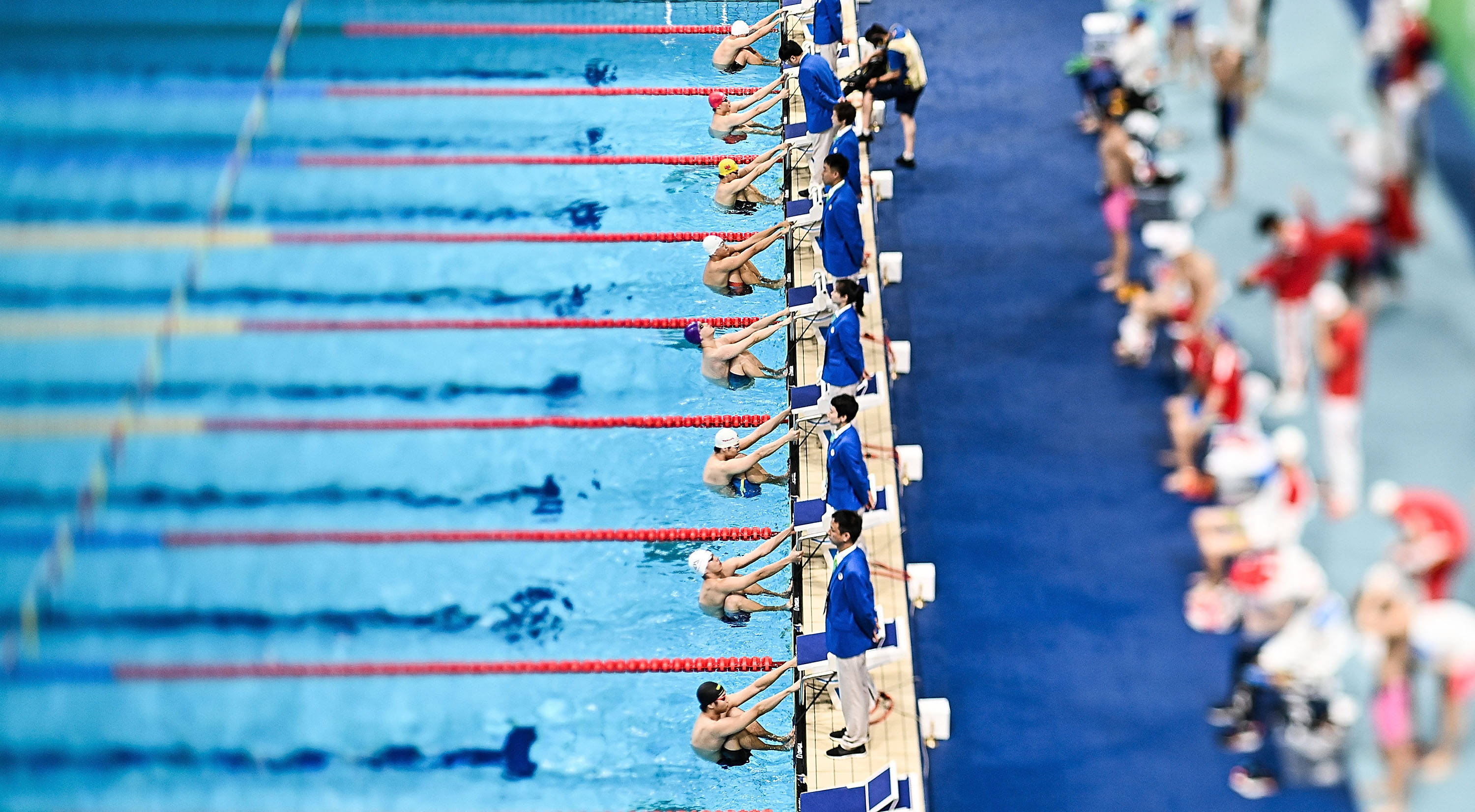 游泳——男子4x100米混合泳接力决赛赛况