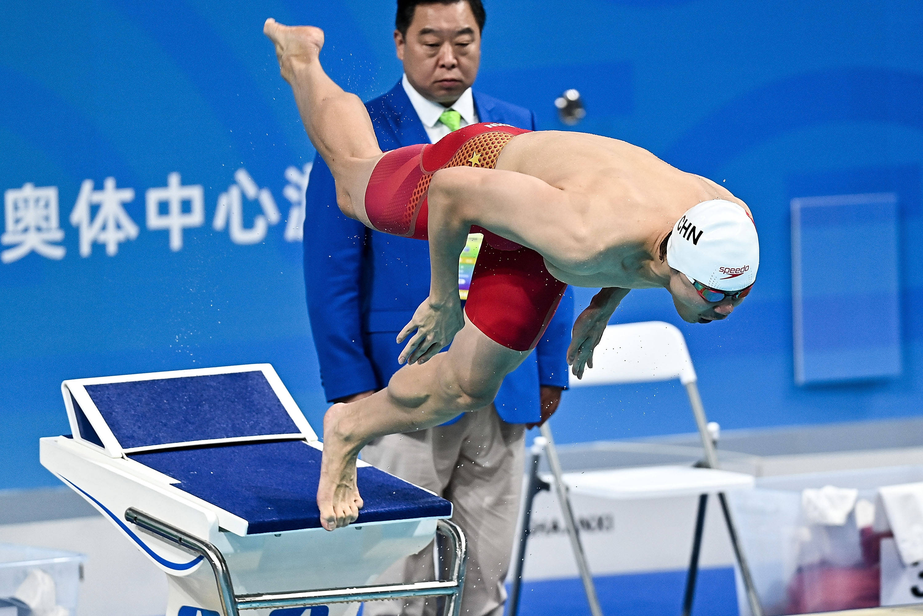 游泳——男子50米自由泳赛况