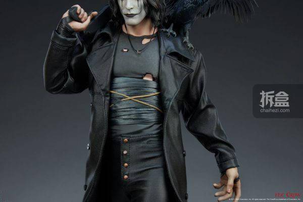 乌鸦|SIDESHOW 惊悚电影 乌鸦 THE CROW 300801 雕像