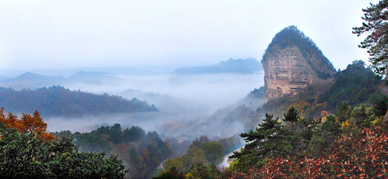 诸葛军垒|新华网|天水：秦州藏八景 金秋醉游人