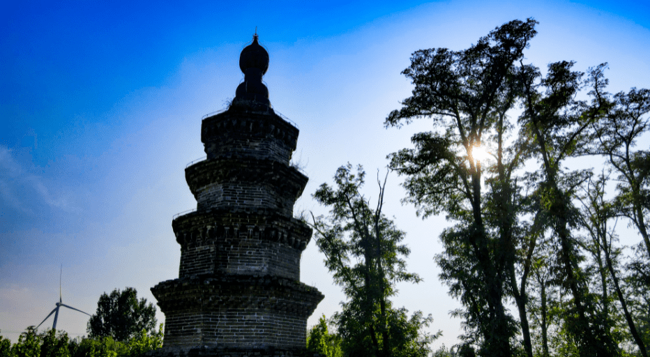 游记内黄大兴寺塔