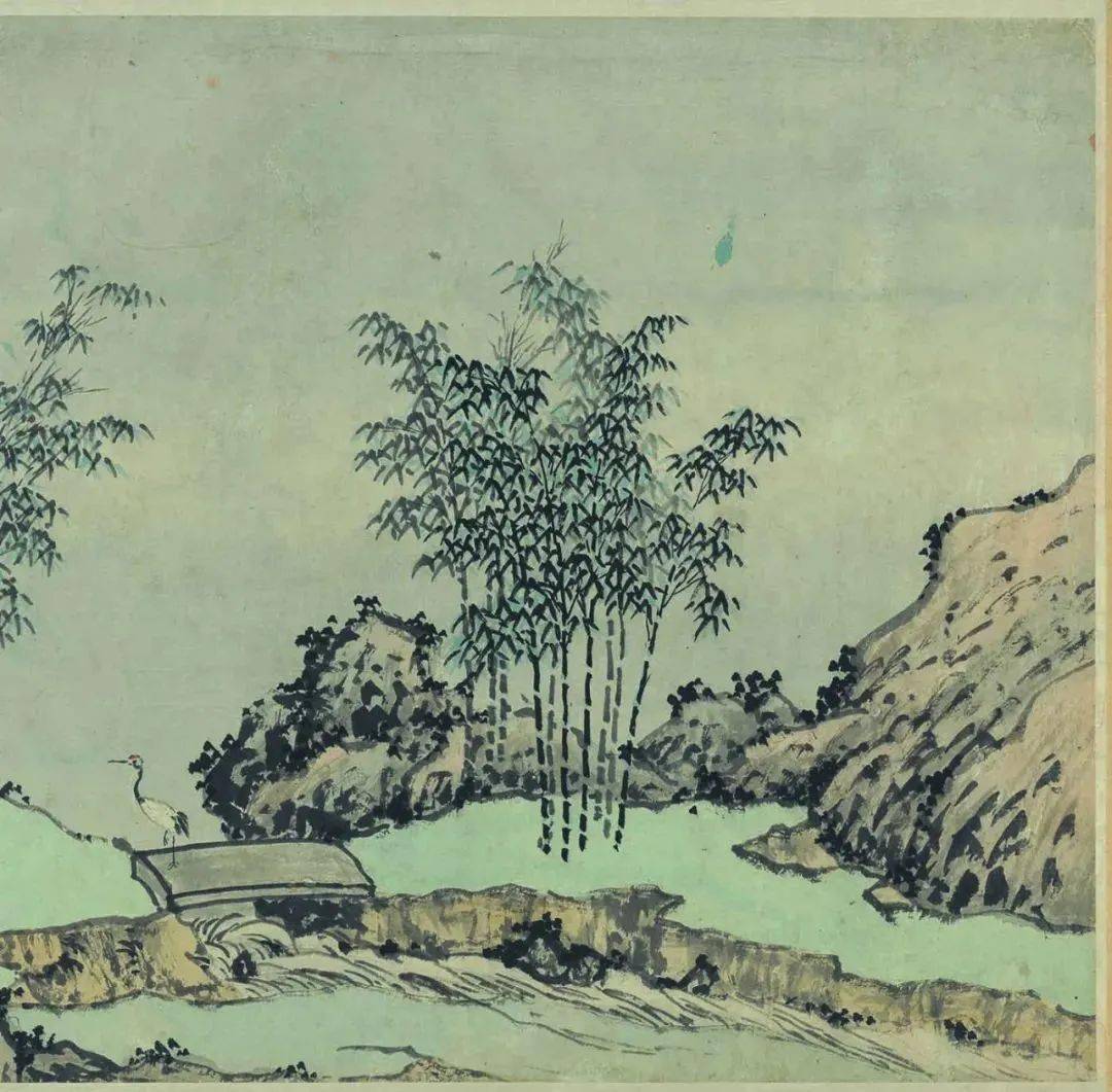 沈周《有竹庄中秋赏月图》_吴门