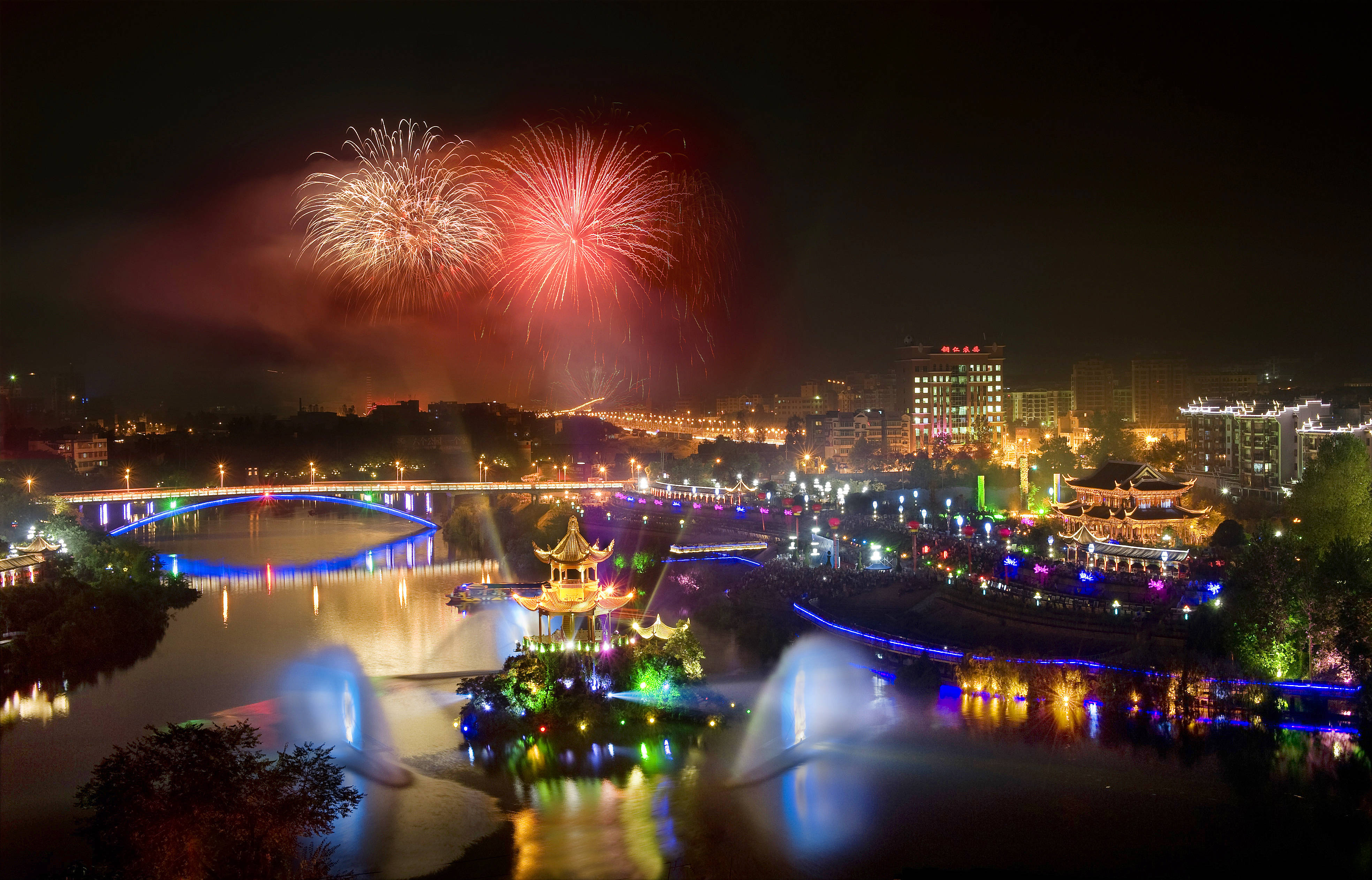 铜仁夜景图片图片