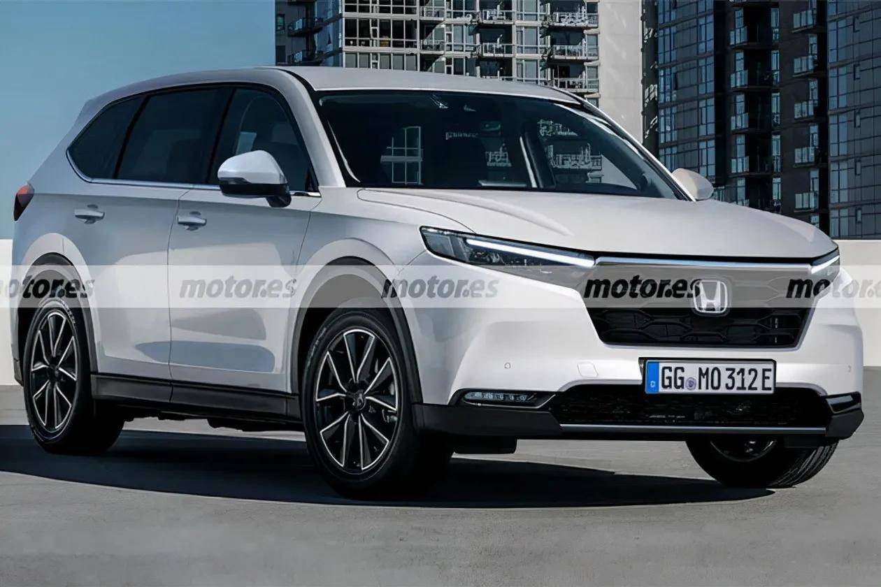 本田真想通了新crv定稿图曝光新前脸新内饰气场不输汉兰达