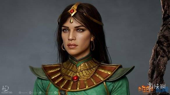 暗黑破坏神2女巫高清3d模型赏!暗黑2重制版女术士高清建模