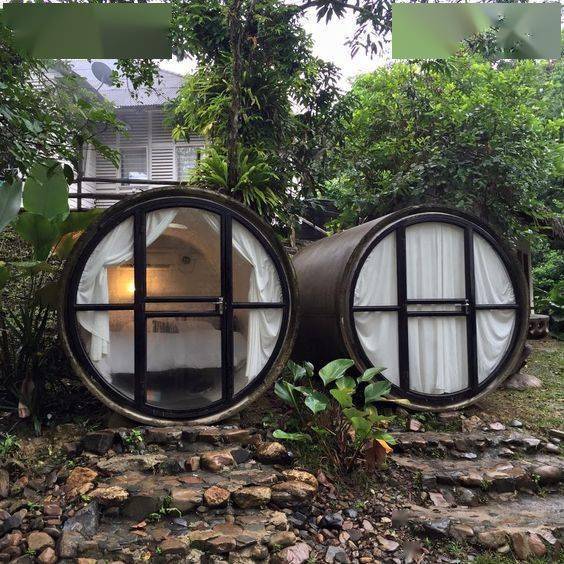 疯狂的水泥管房子!