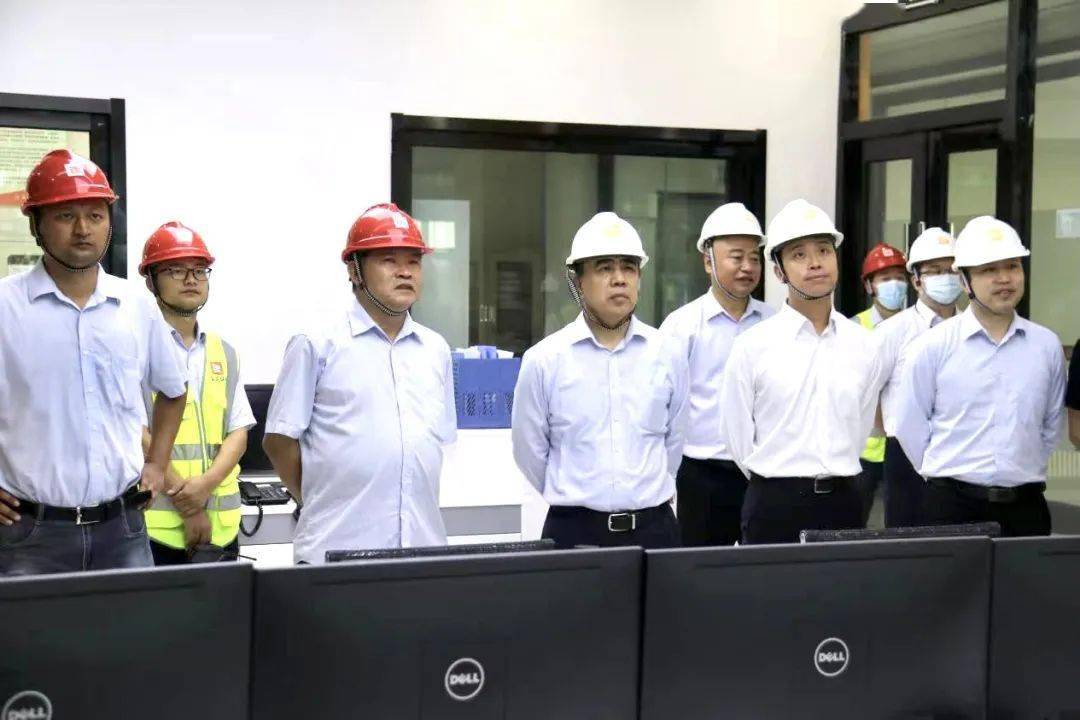 深能环保总经理魏强,副总经理钟日钢一行赴泗县能源生态园,泗县生物质