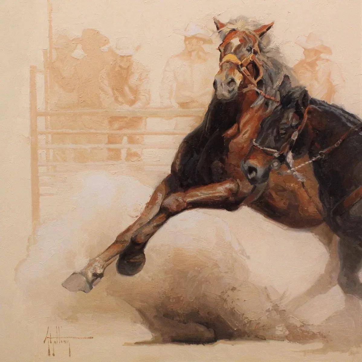 脱缰的小野马自由奔放