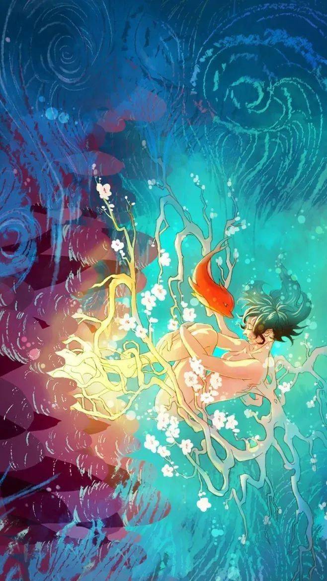 动漫壁纸赏析大鱼海棠我会化作人间的风雨陪伴着你