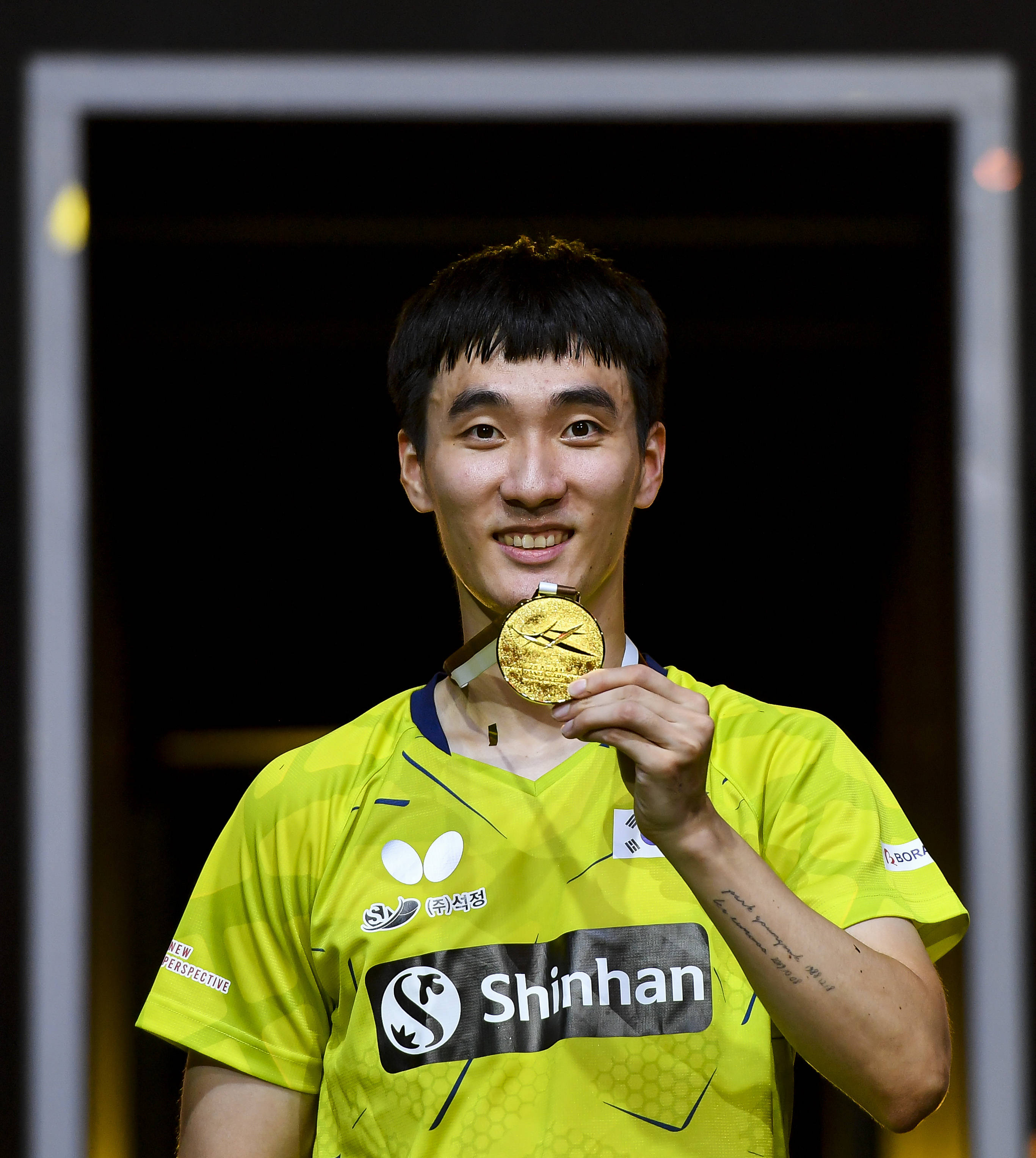 乒乓球——亚锦赛:李尚洙男单夺冠