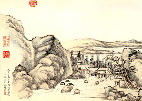 陶诗|鉴赏|寒露里的书画名迹：枫落吴江，寒潭雁影