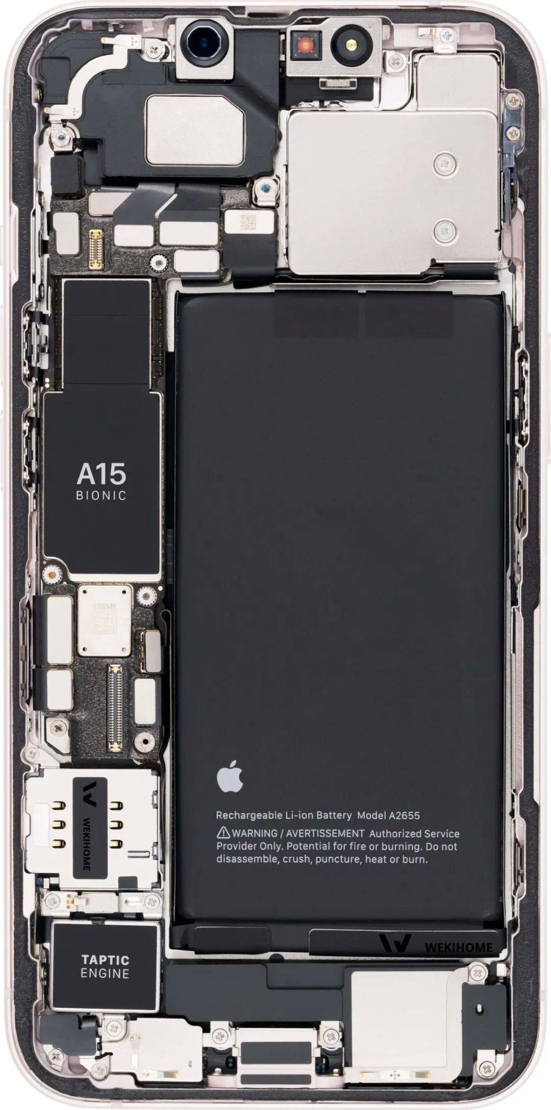 苹果13手机外部结构图图片