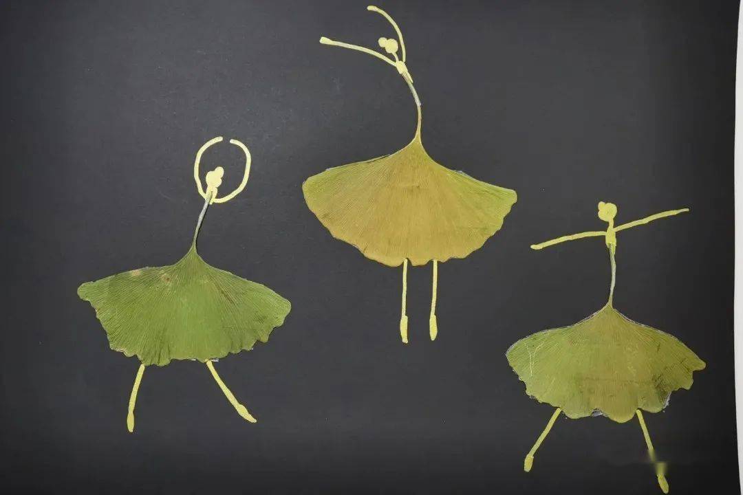 落叶创意造型手工图片图片