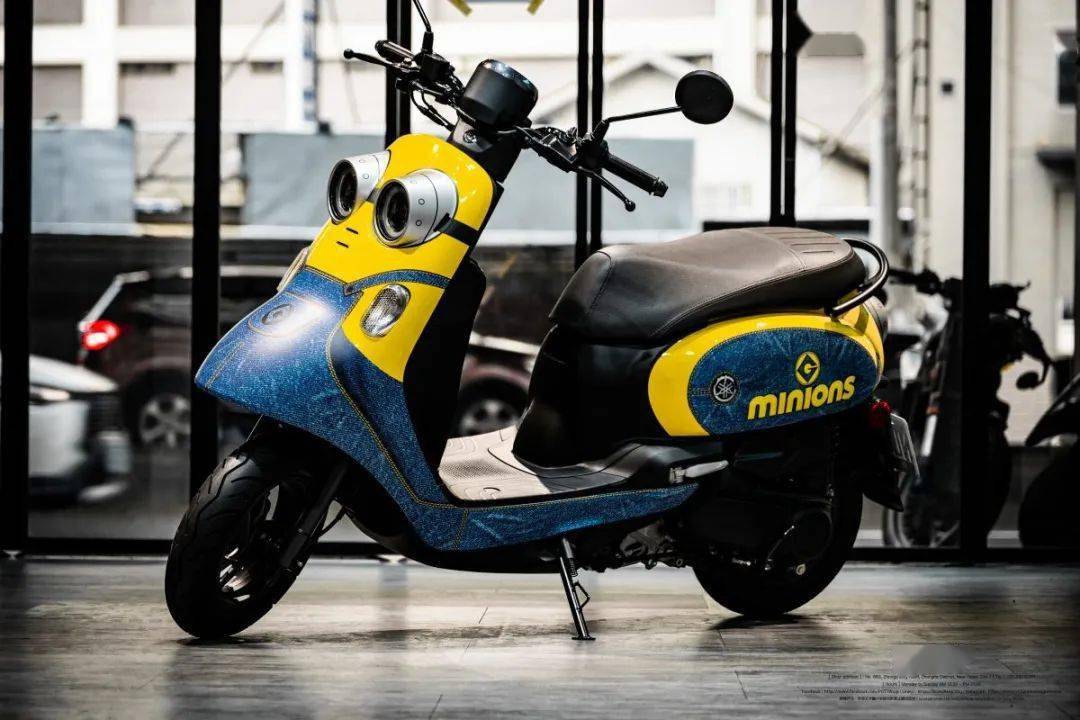 萌上加萌雅马哈vinoora穿上小黄人皮肤神还原