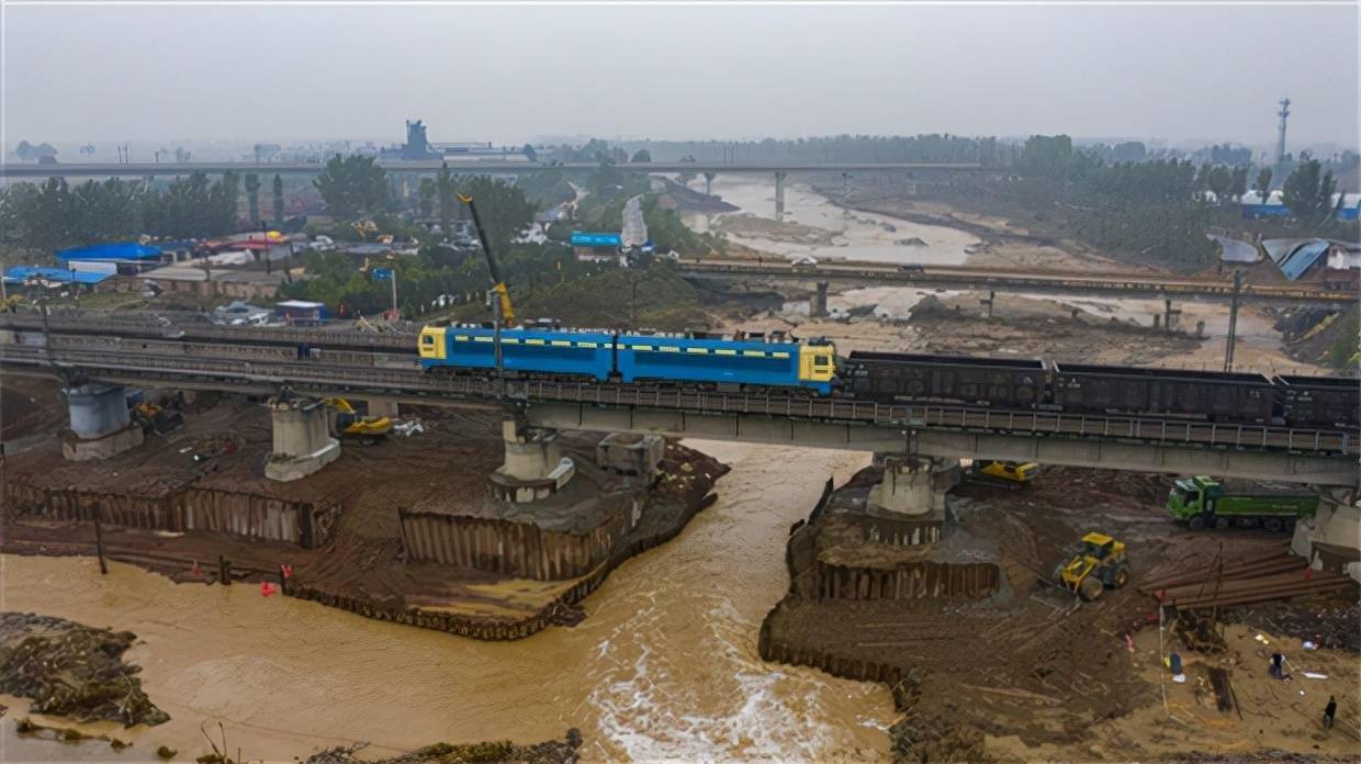 昌源河南同蒲铁路大桥下行线路恢复通车