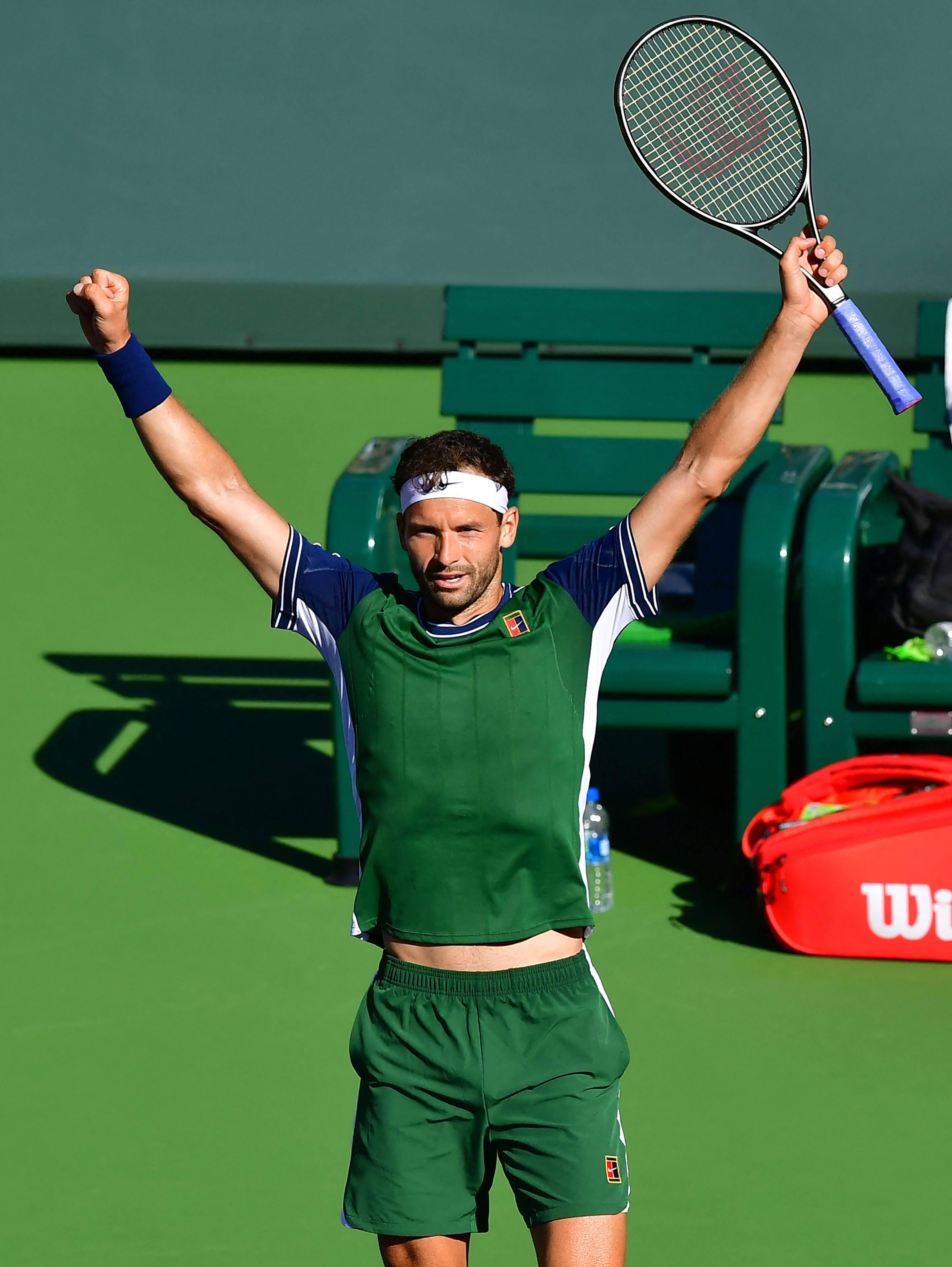 网球巴黎银行公开赛迪米特洛夫晋级四强