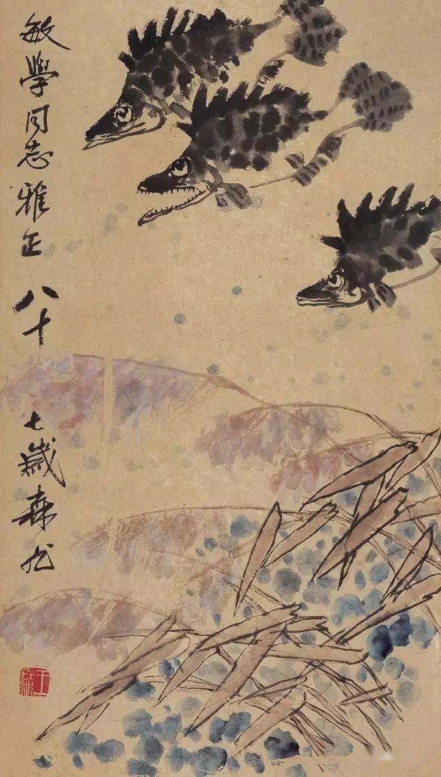 现当代名家画鳜鱼,各是各的味儿_作品