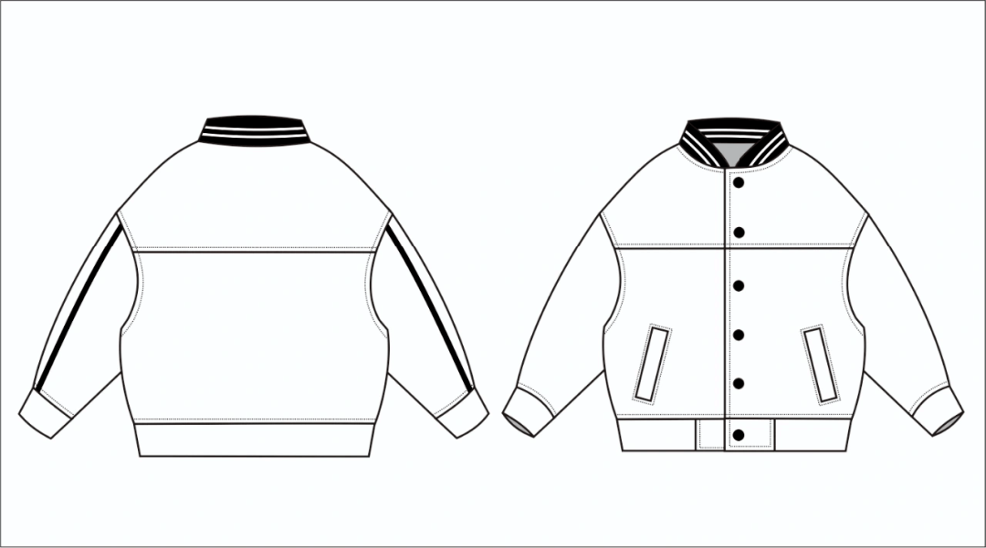 服裝設計企業平面款式圖vs設計工藝單