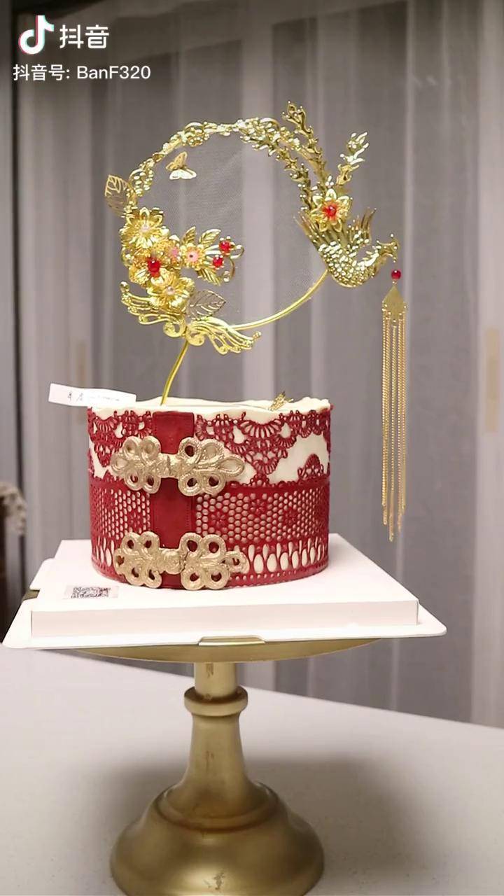 手作团扇,最爱中国风～蛋糕场景蛋糕设计古风汉元素