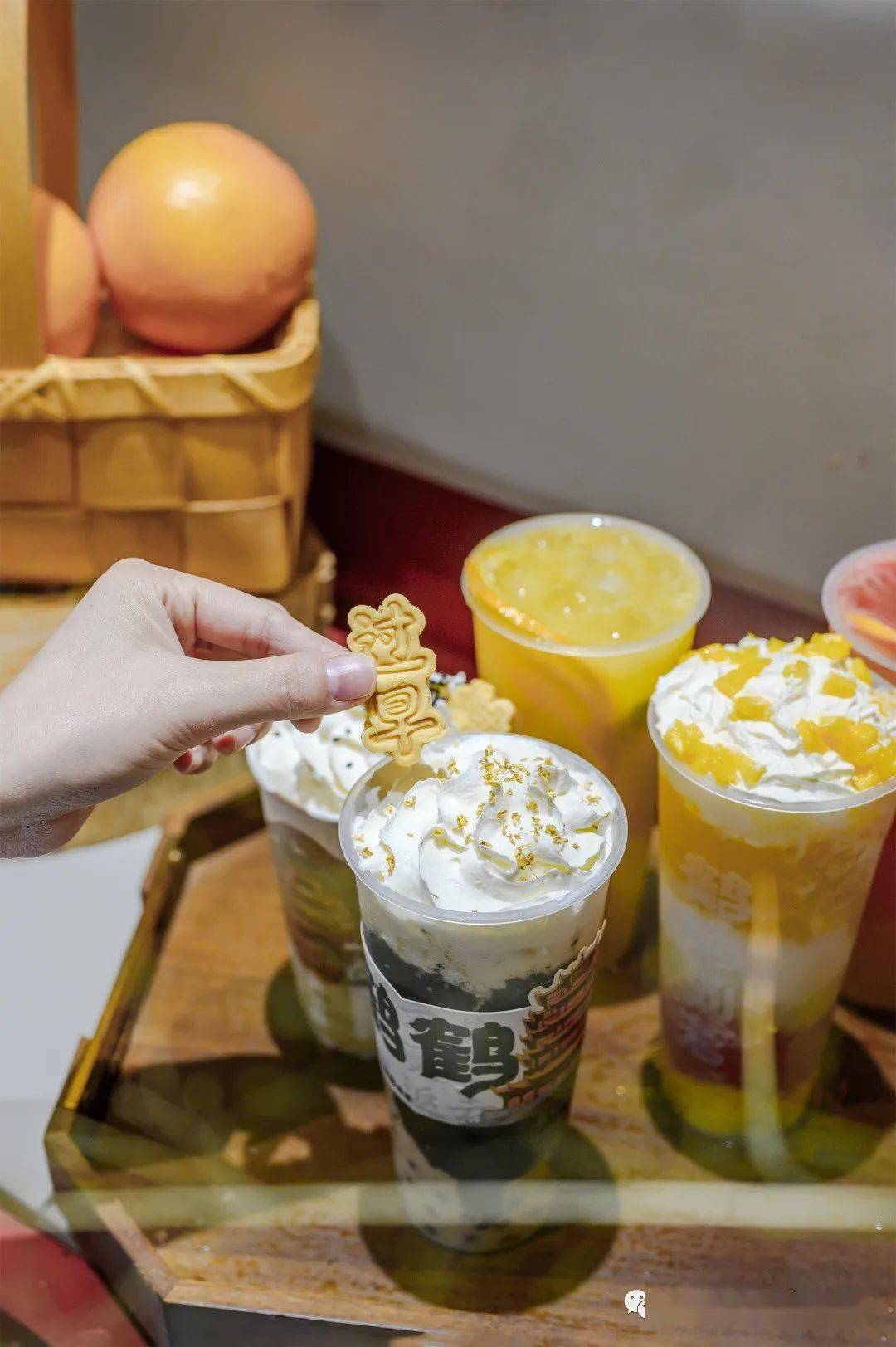 武汉降温了热乎乎的黄鹤楼奶茶来啦