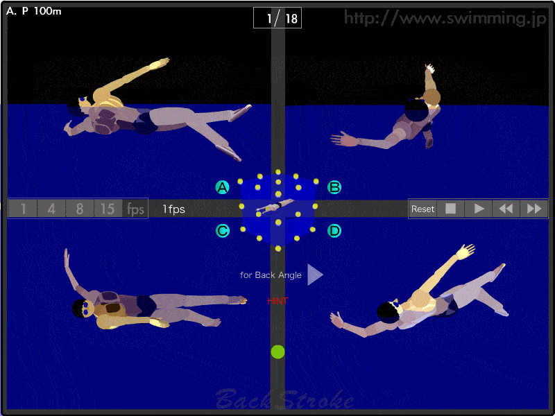 下手臂的动作改为以双手同时越过头顶的方式入水,可以让游泳速度变快