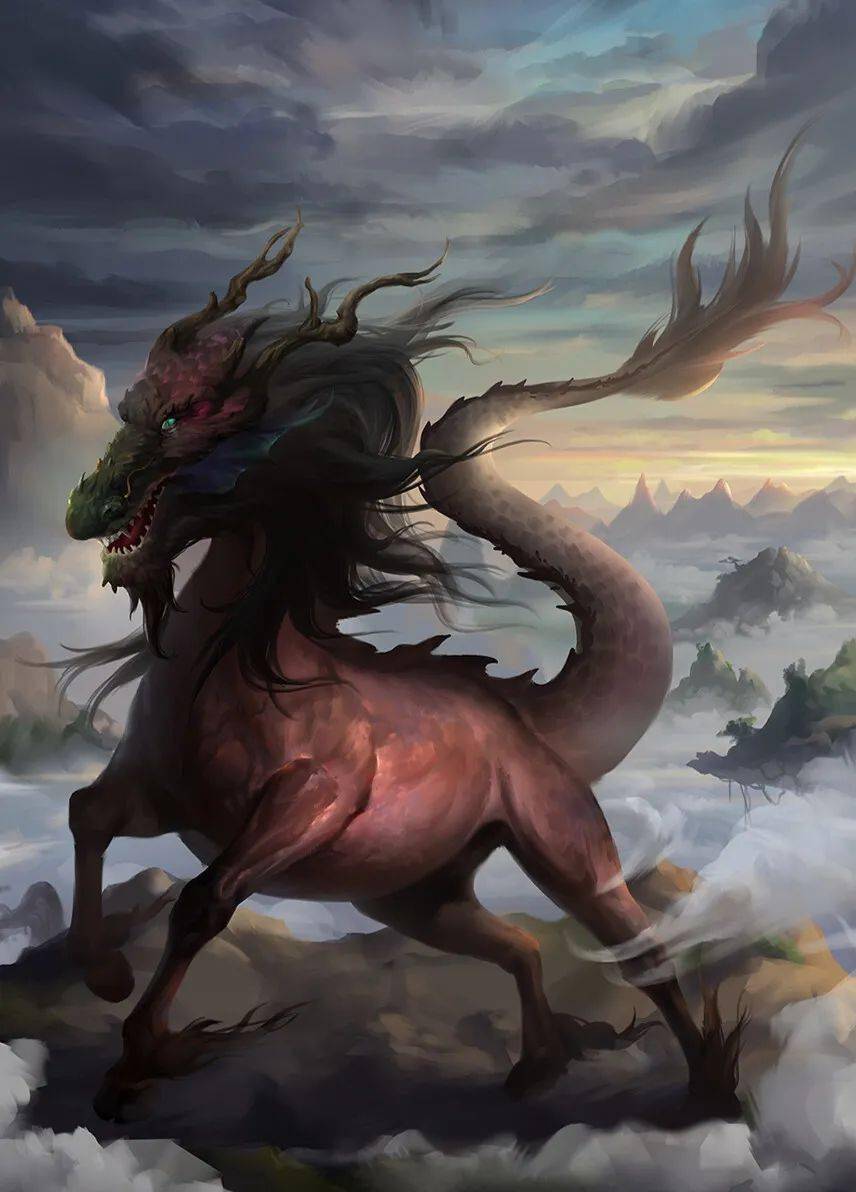 因而有了"麒麟踏祥云,人间百难消"的吉祥语.