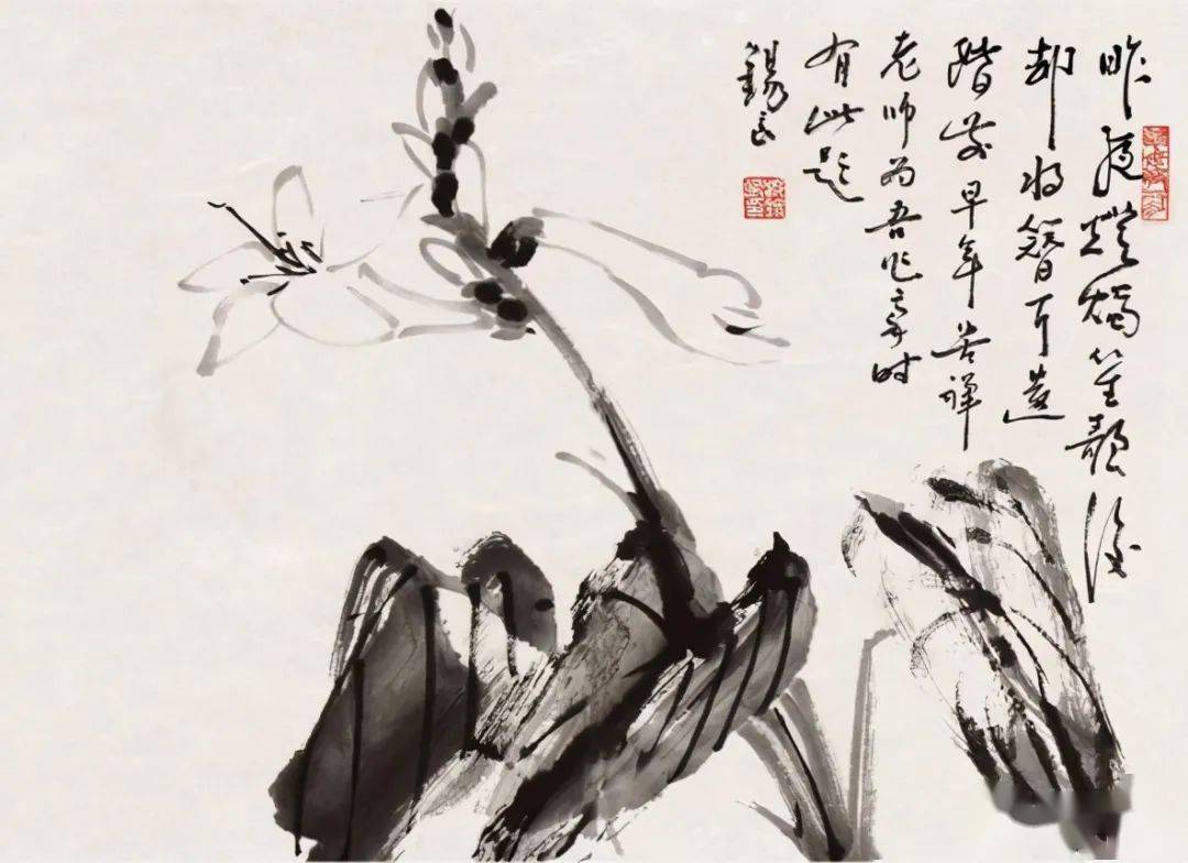 邓锡良 花鸟册页欣赏