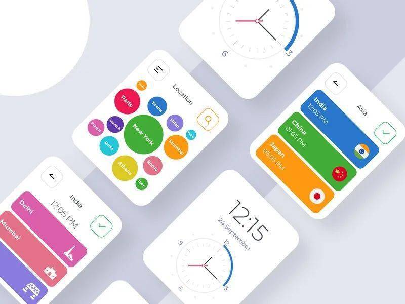 设计灵感 ： 12 组智能手表 UI 设计_iWatch