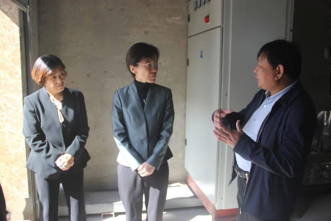 10月16日,市委副书记,市长张莉到潮泉镇调度清洁取暖工作