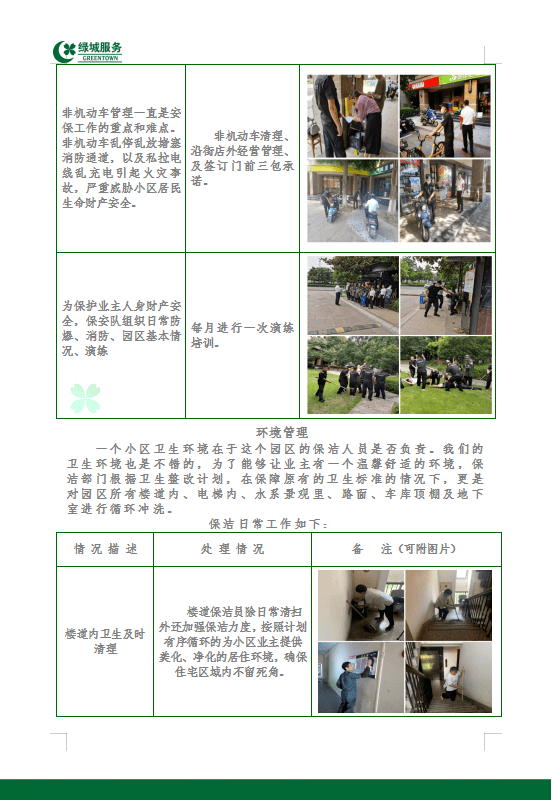 别人家的物业季度服务报告（二则），供参考！_业主