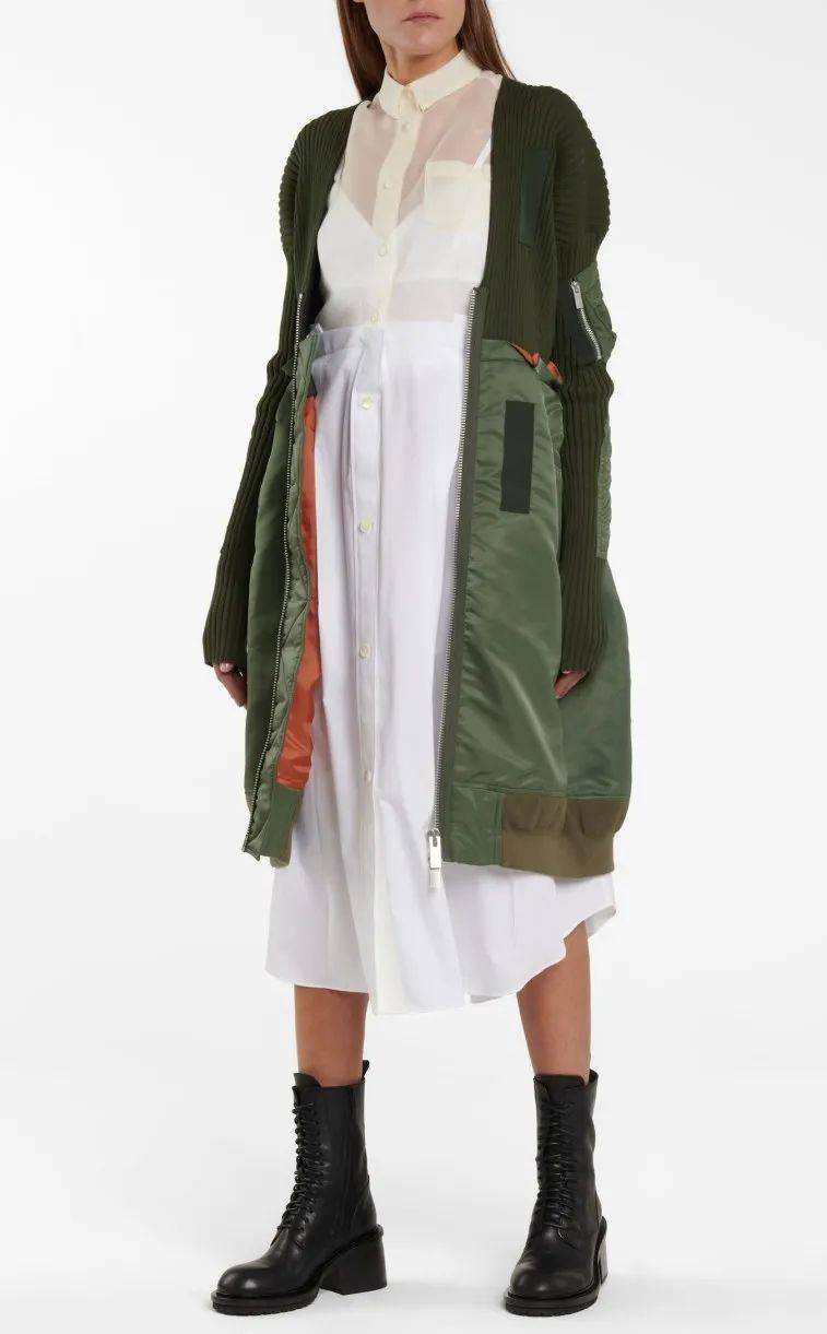 Sacai 针织拼接｜元素碰撞之美