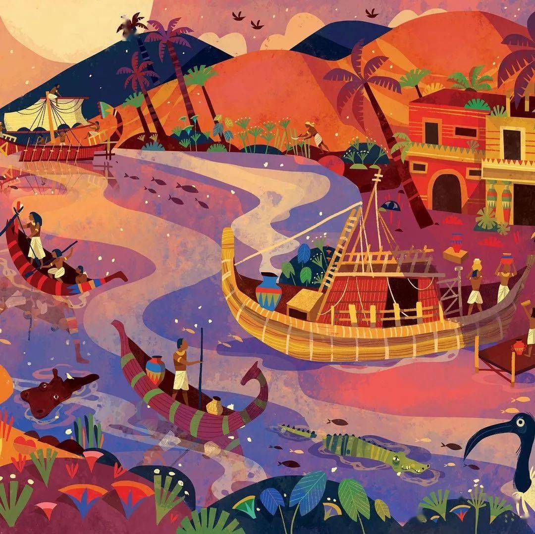 荞头插画分享第308期印度插画师chaayaprabhat