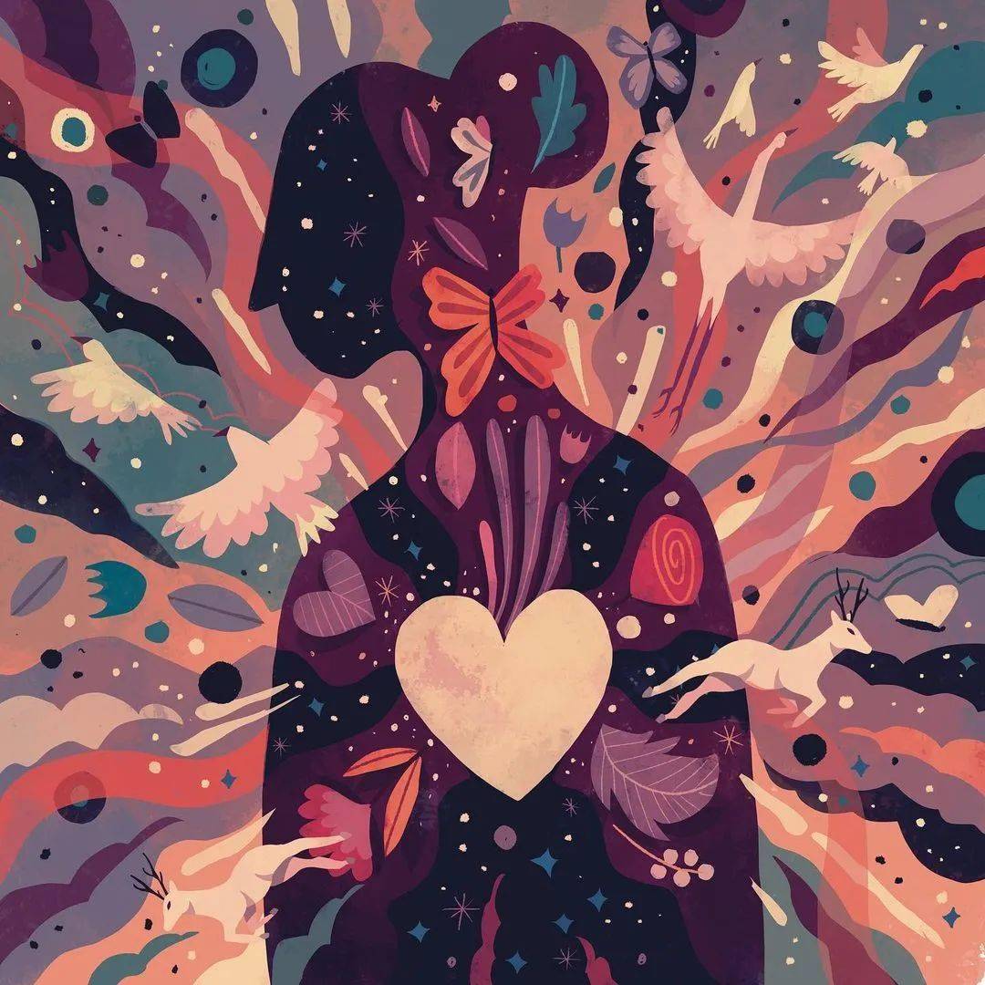 荞头插画分享第308期印度插画师chaayaprabhat