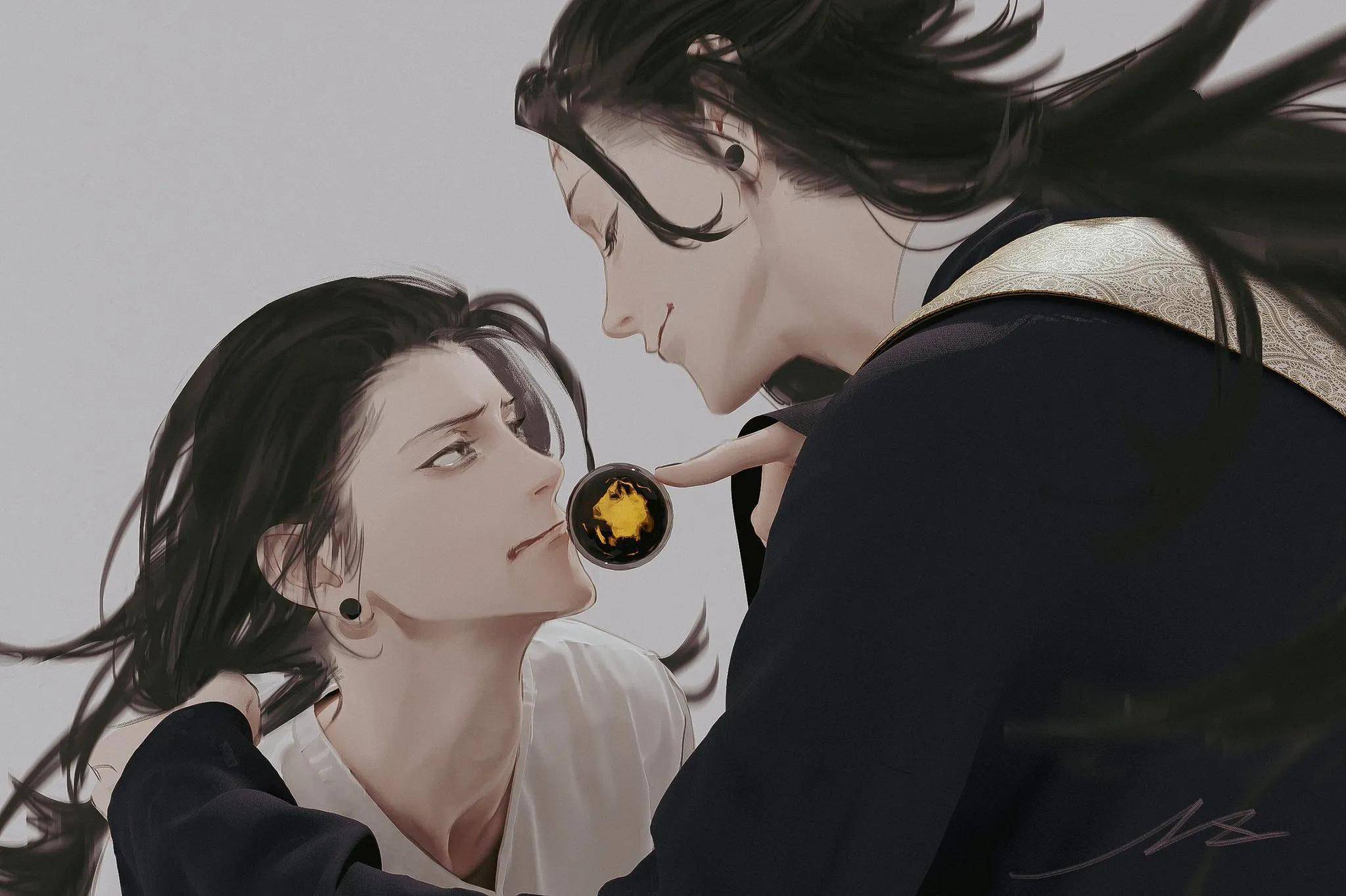 夏油杰‖细腻的三张高清图片