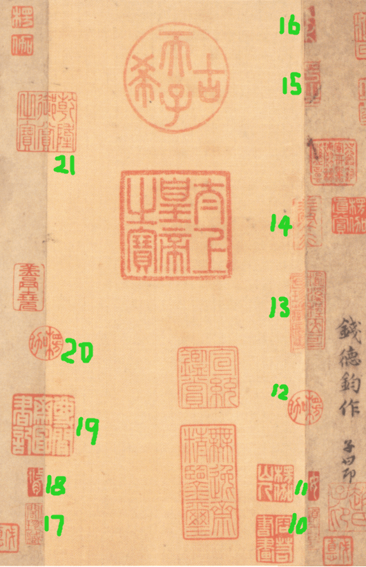 平生|赵孟頫《水村图》之题咏、印章与揭裱重装