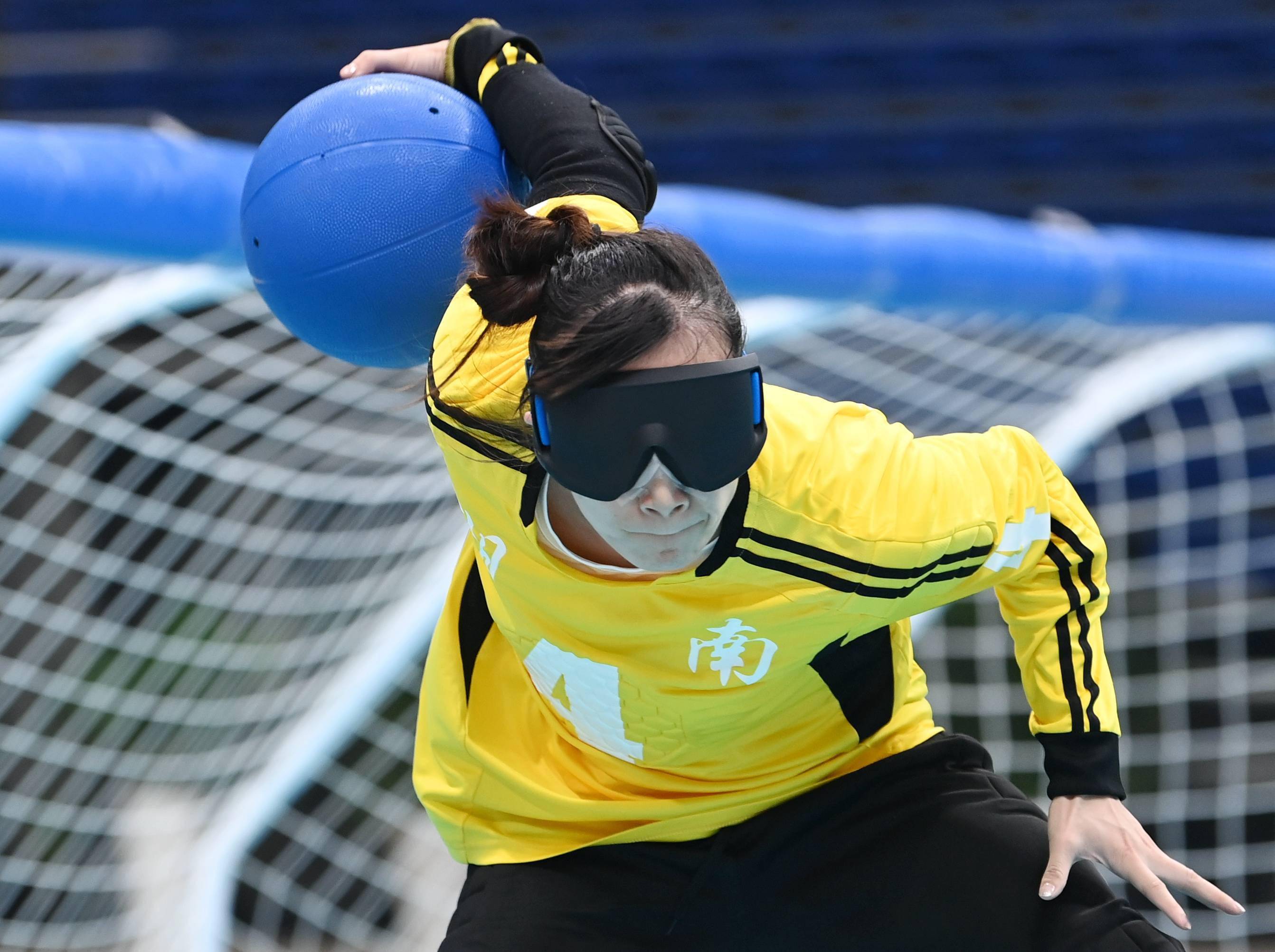 残运会盲人门球女子组湖南队胜安徽队